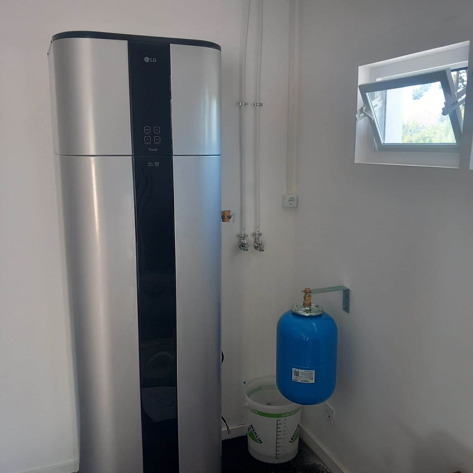 Bomba de calor concluída